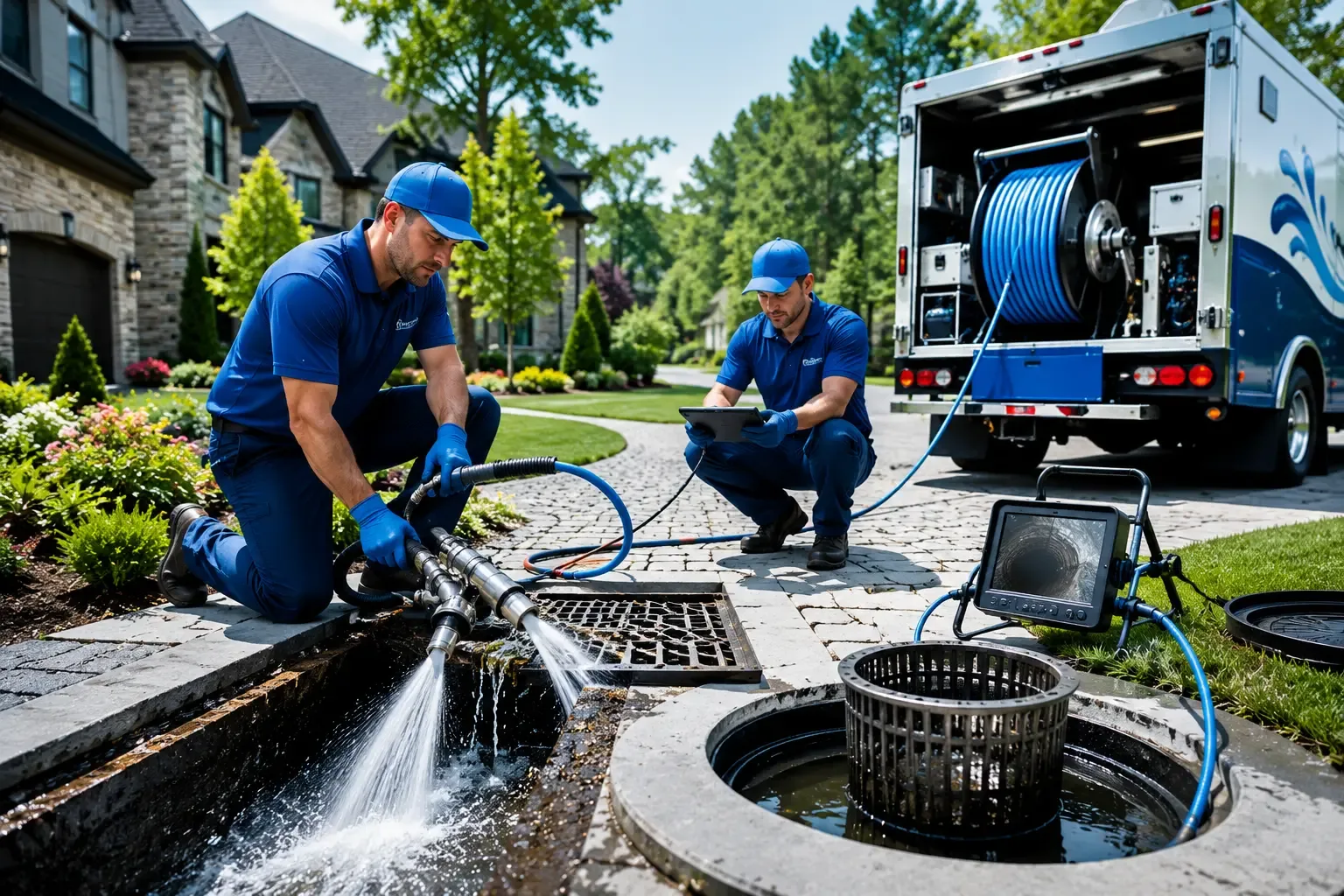 Local outdoor drain cleaning professionals in Burton, WV
